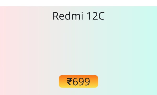 Redmi 12C Battery Price official