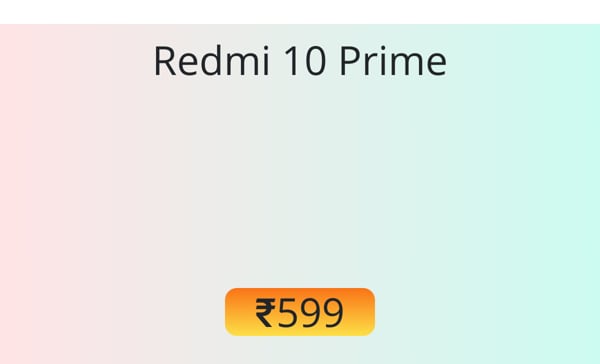 Redmi 10 Prime Battery Price official