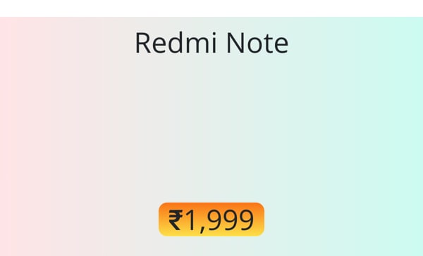 Redmi Note Battery Price official
