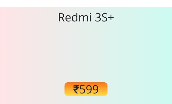 Redmi 3S+ Battery Price official