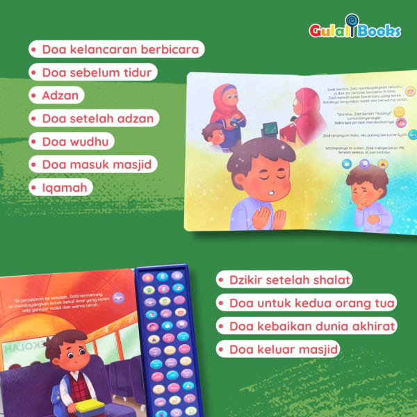 Gulalibooks Buku Doa Anak Suara Bekal Terbaik – Soundbook Islami Edukasi Anak-258