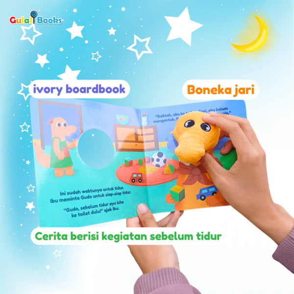 Gulalibooks - Puppet Book - Hoamm.. Boneka Jari Ini - Waktunya Tidur-217