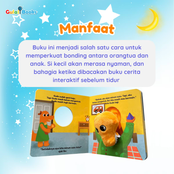 Gulalibooks - Puppet Book - Hoamm.. Boneka Jari Ini - Waktunya Tidur-221