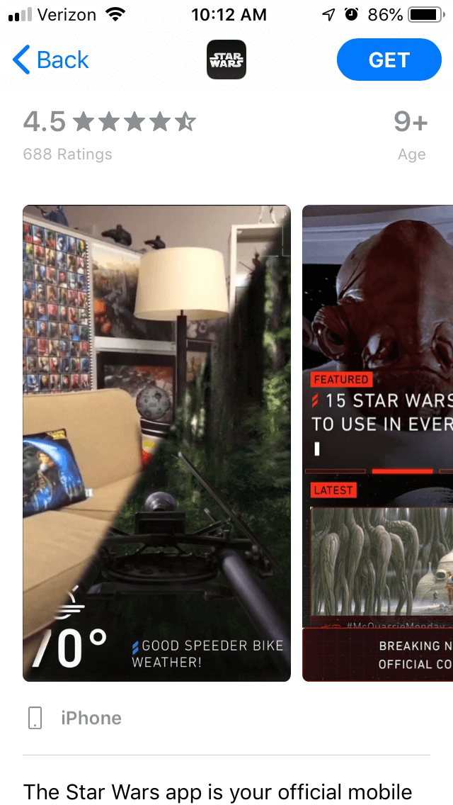 Star Wars iOS