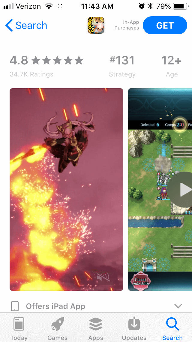 Fire Emblem Heroes iOS 1