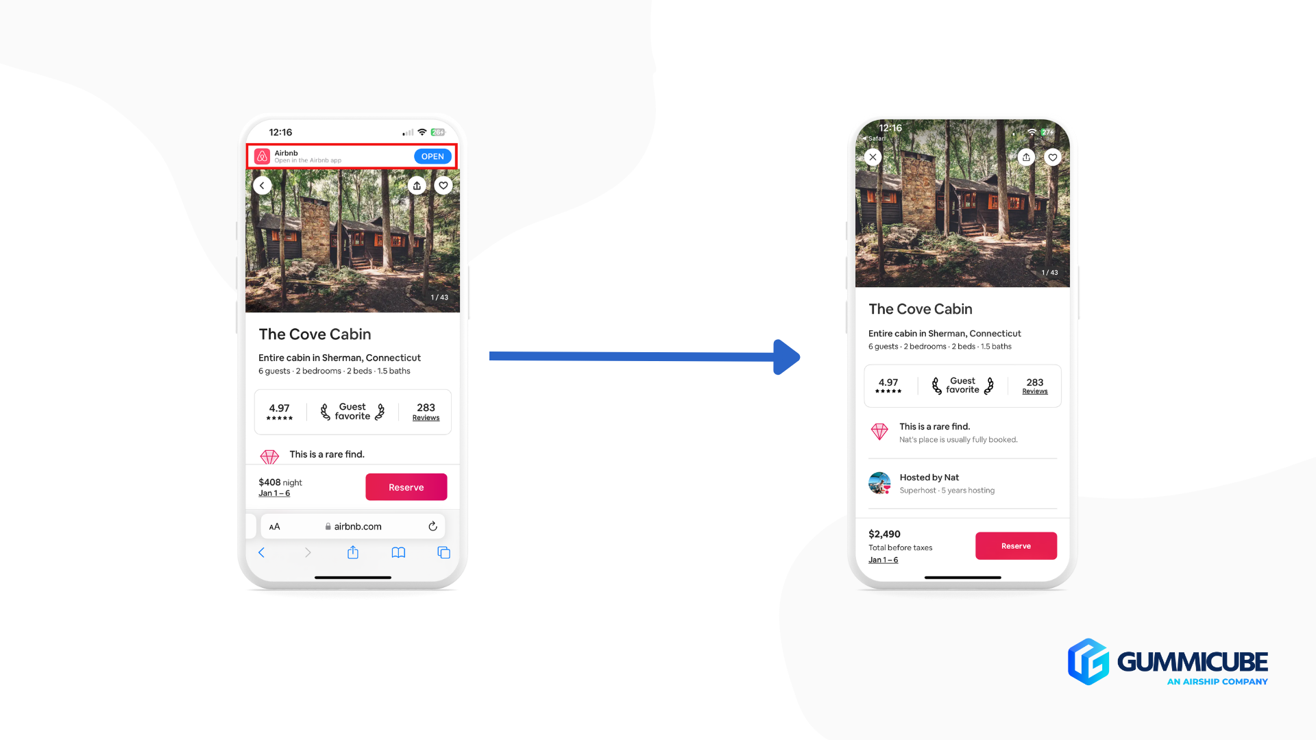 airbnb web to app deep link