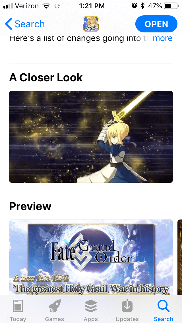 FGO iOS 1