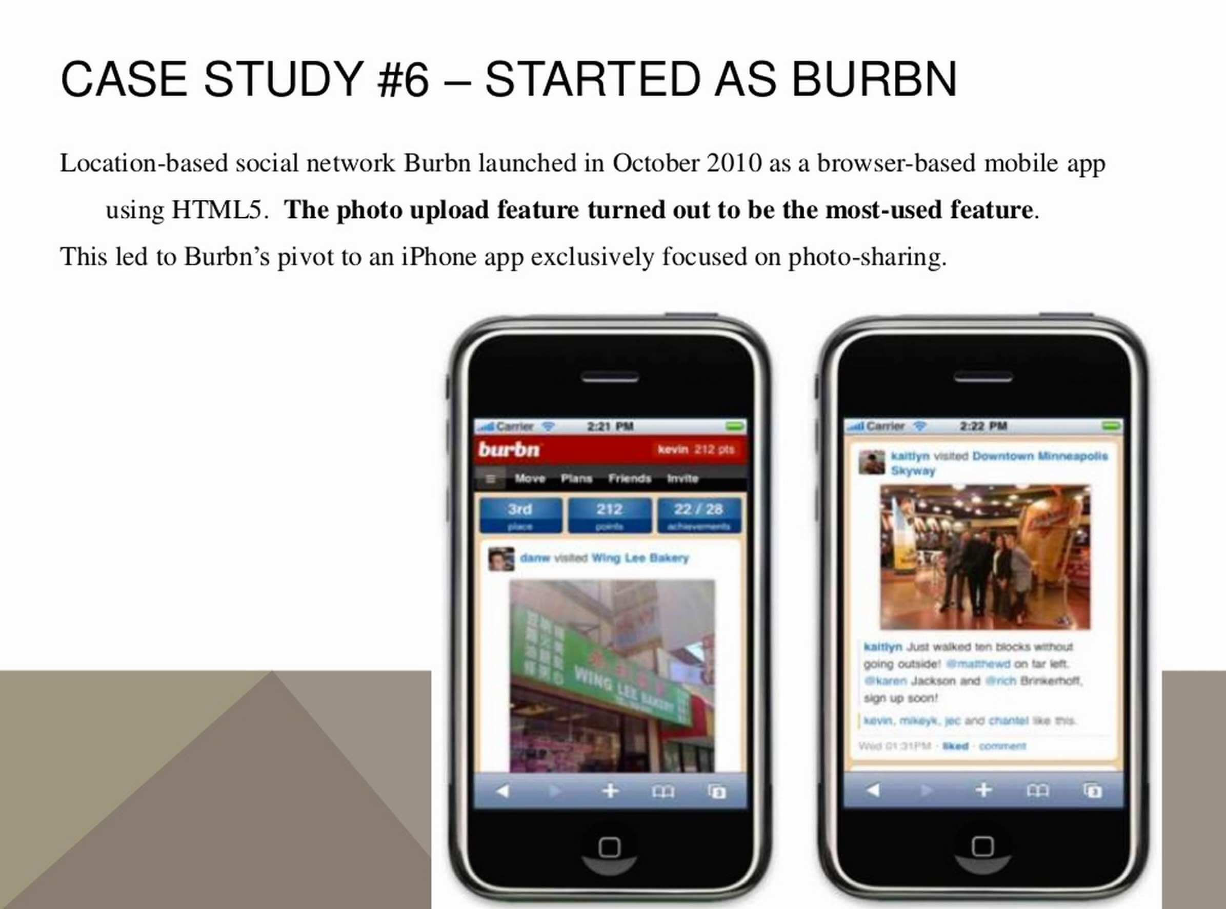 Instagram started as BURB