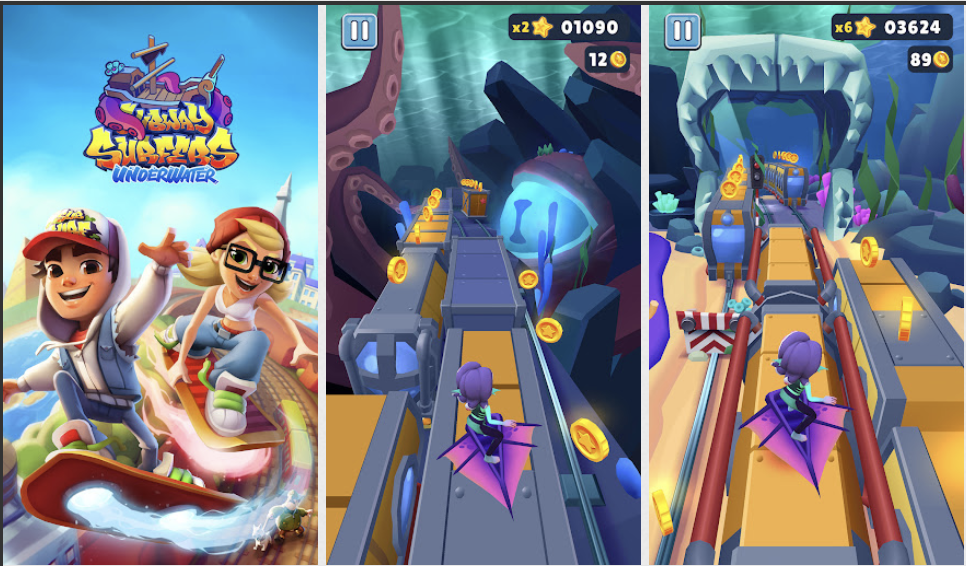 subway surfers underwater march 2023 google play store screenshots