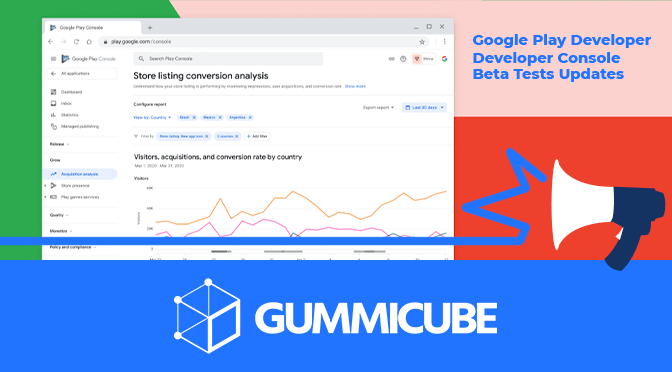 Google Play Developer Console Beta Tests Updates