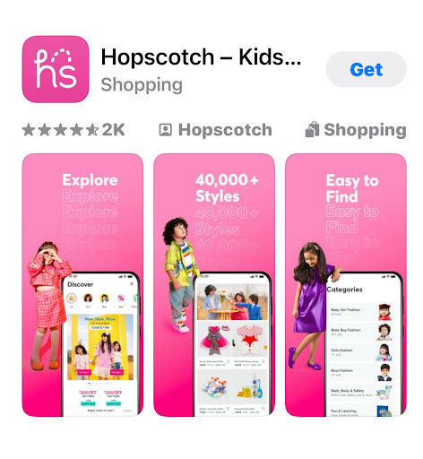 Hopscotch creative app design example