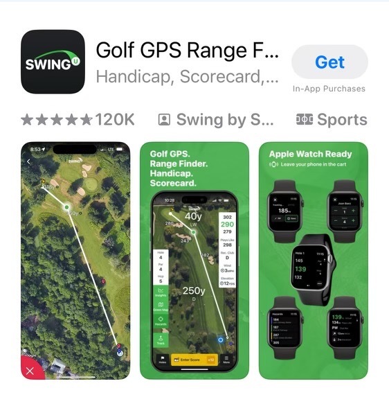 Image of SwingU iOS Store search result