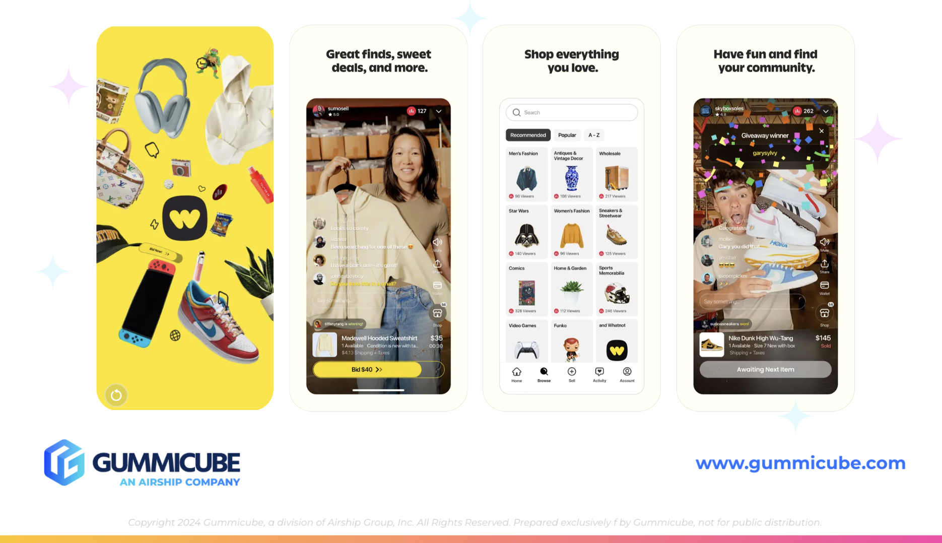 Whatnot iOS Screenshots