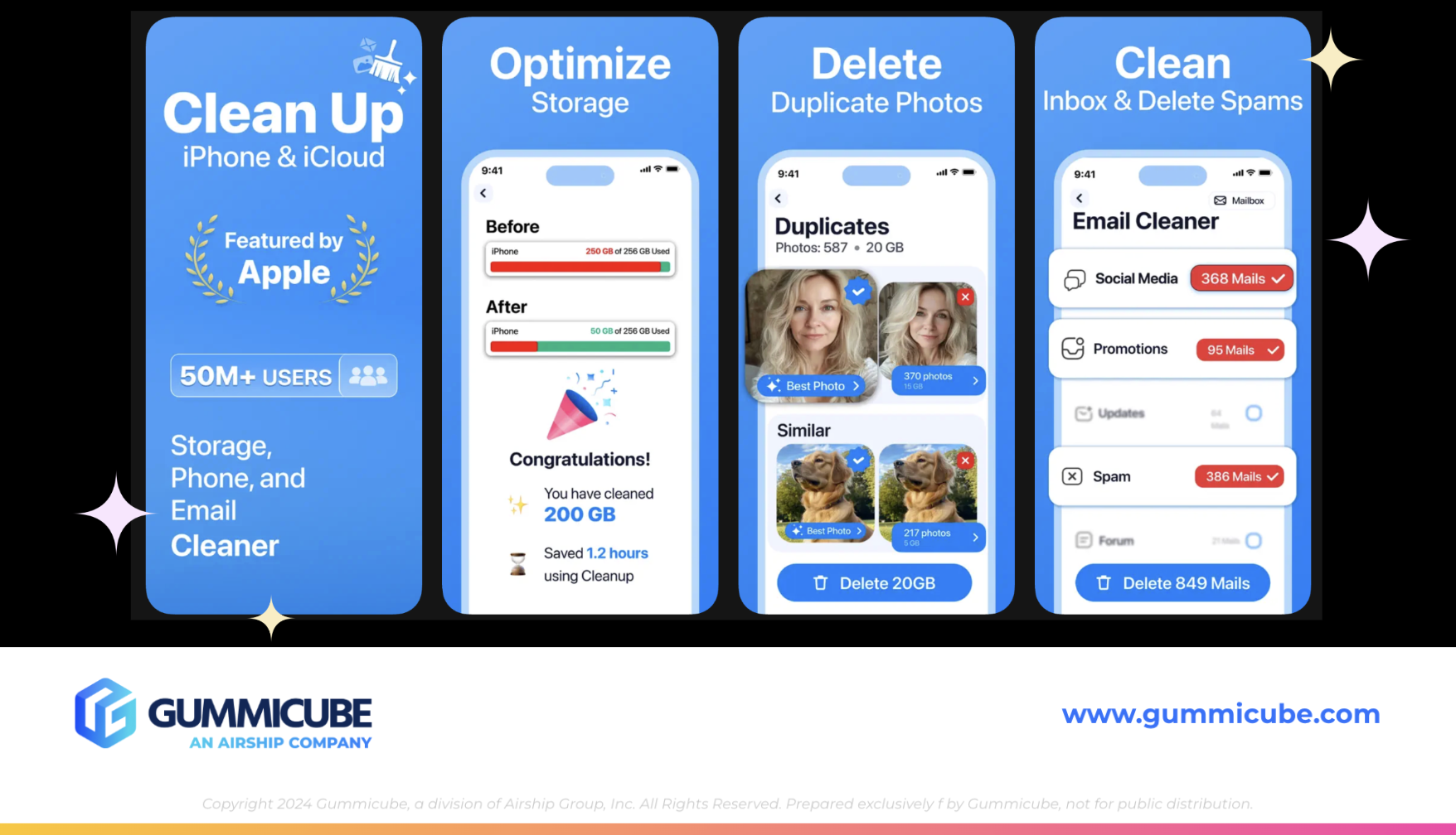 Cleanup iOS App screenshots