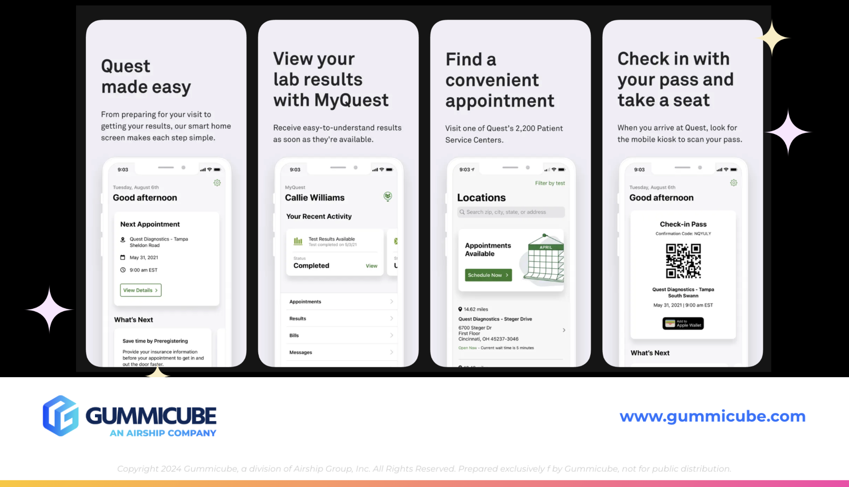MyQuest iOS App Screenshots