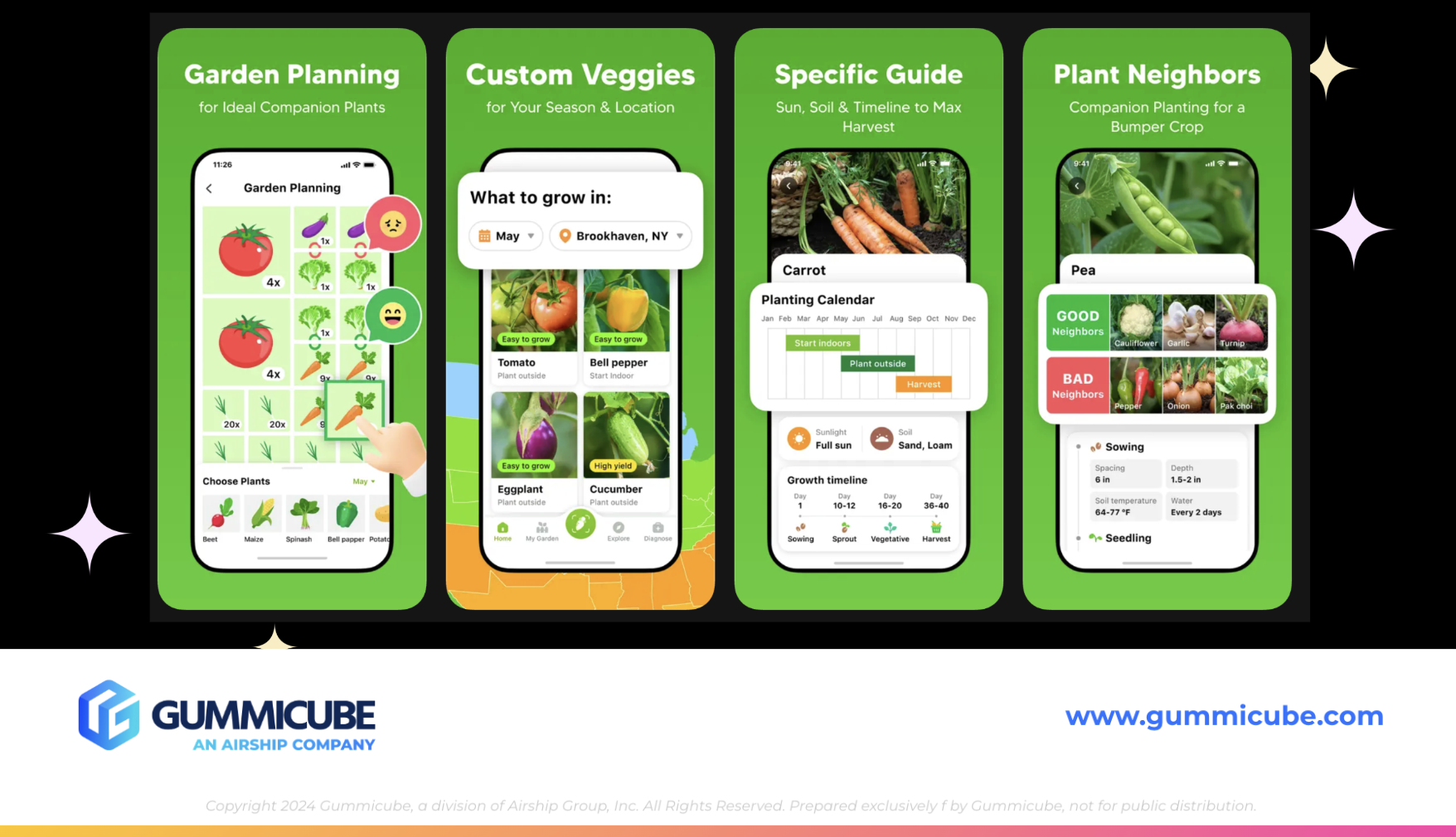 GrowIt Garden iOS App Screenshots