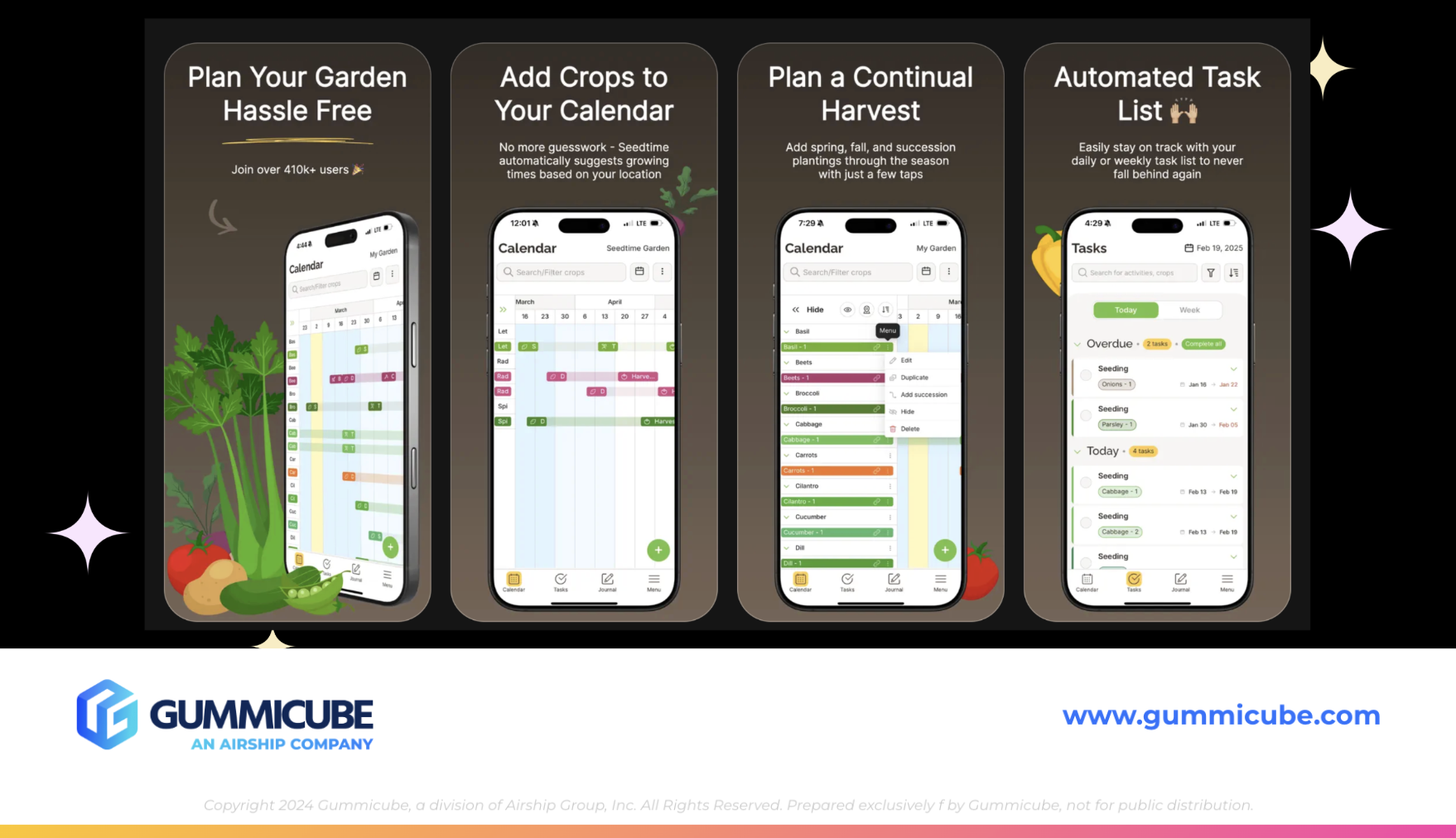 SeedTime iOS Screenshots