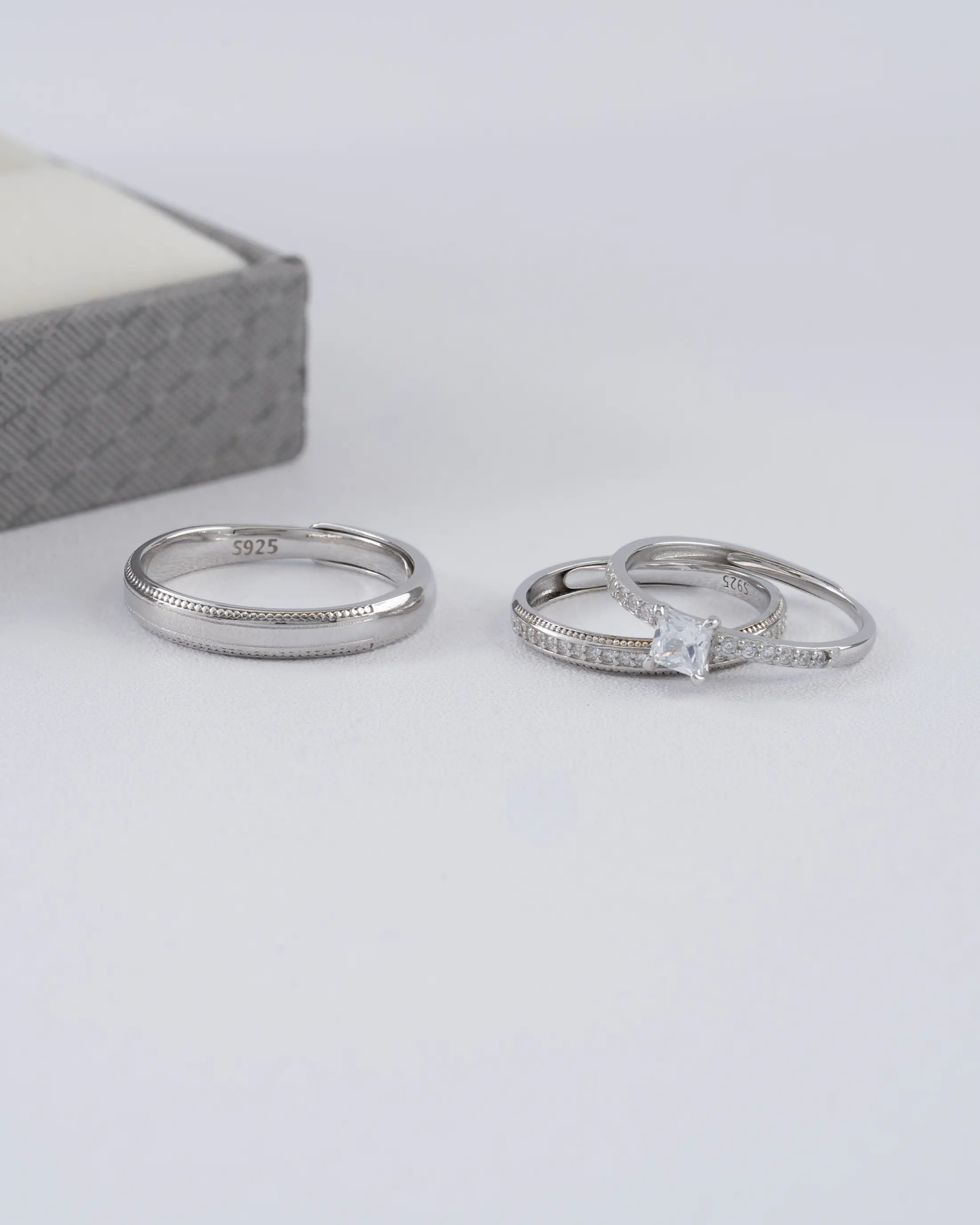Anillo Diamond Eternity Ajustable - Vista 2