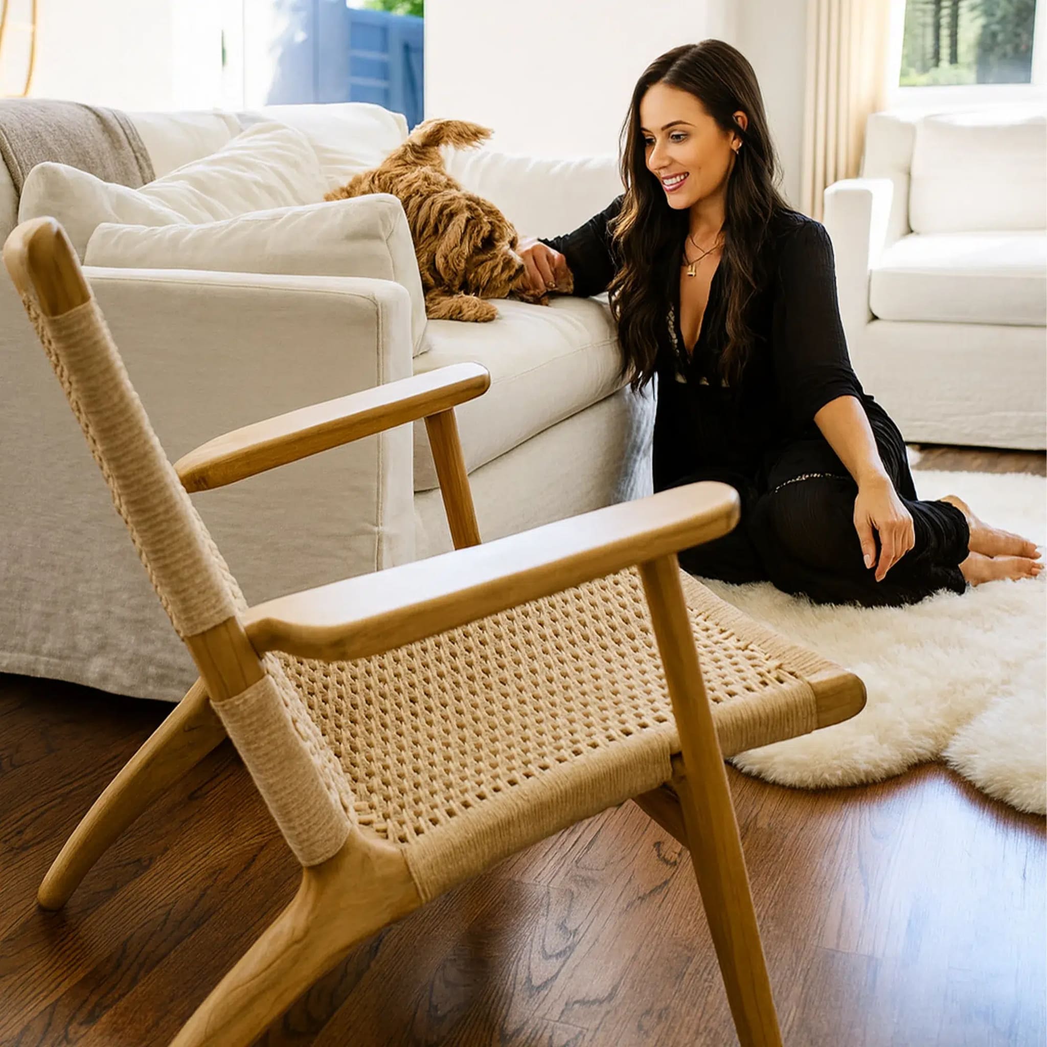 Wegner CH25 Lounge Chair Sohnne® - Main Image