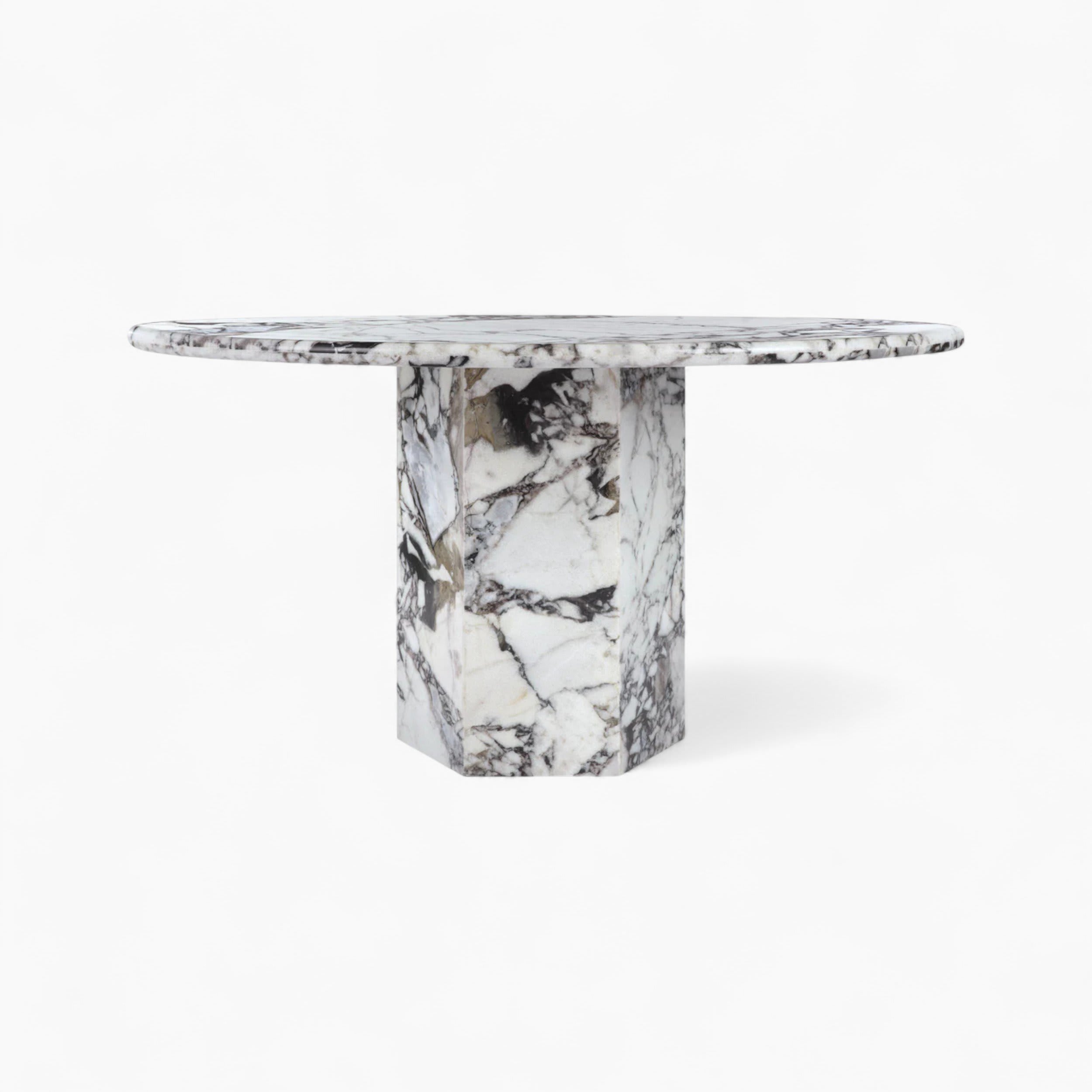 Saga Round Modellato Marble 1 | Sohnne® Saga Round Modellato Marble 1