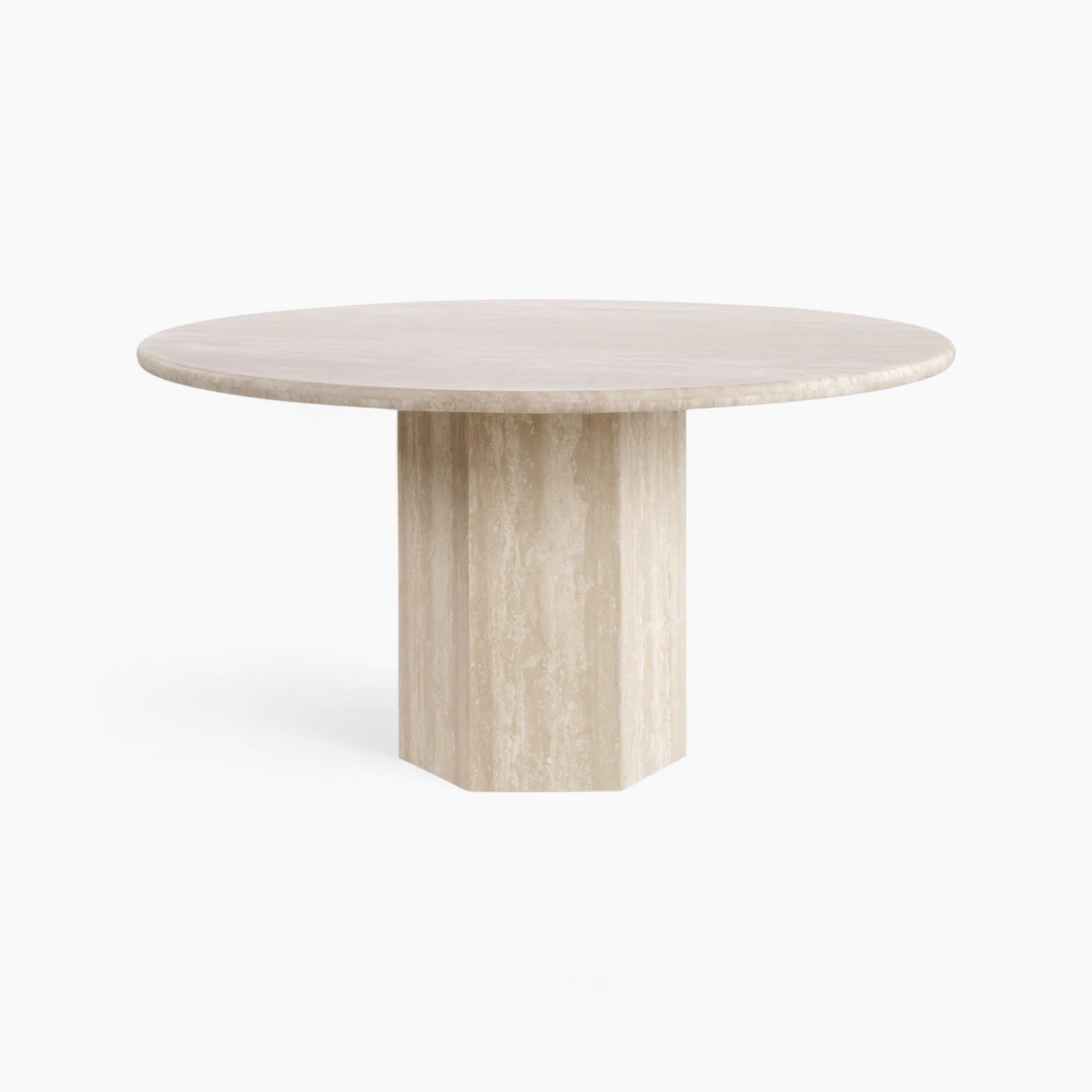 Saga Round Travertine 2 | Sohnne® Saga Round Travertine 2