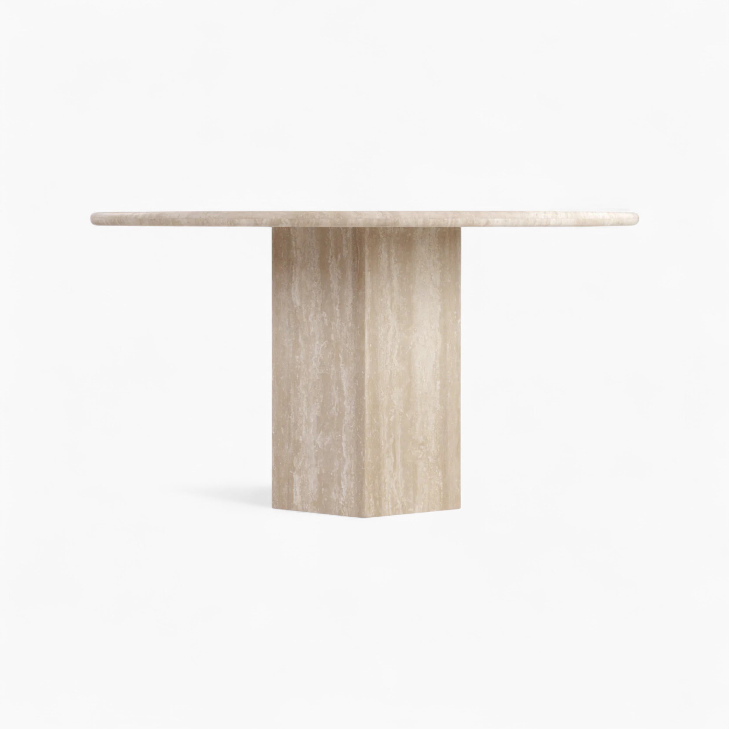 Saga Round Travertine 3 | Sohnne® Saga Round Travertine 3