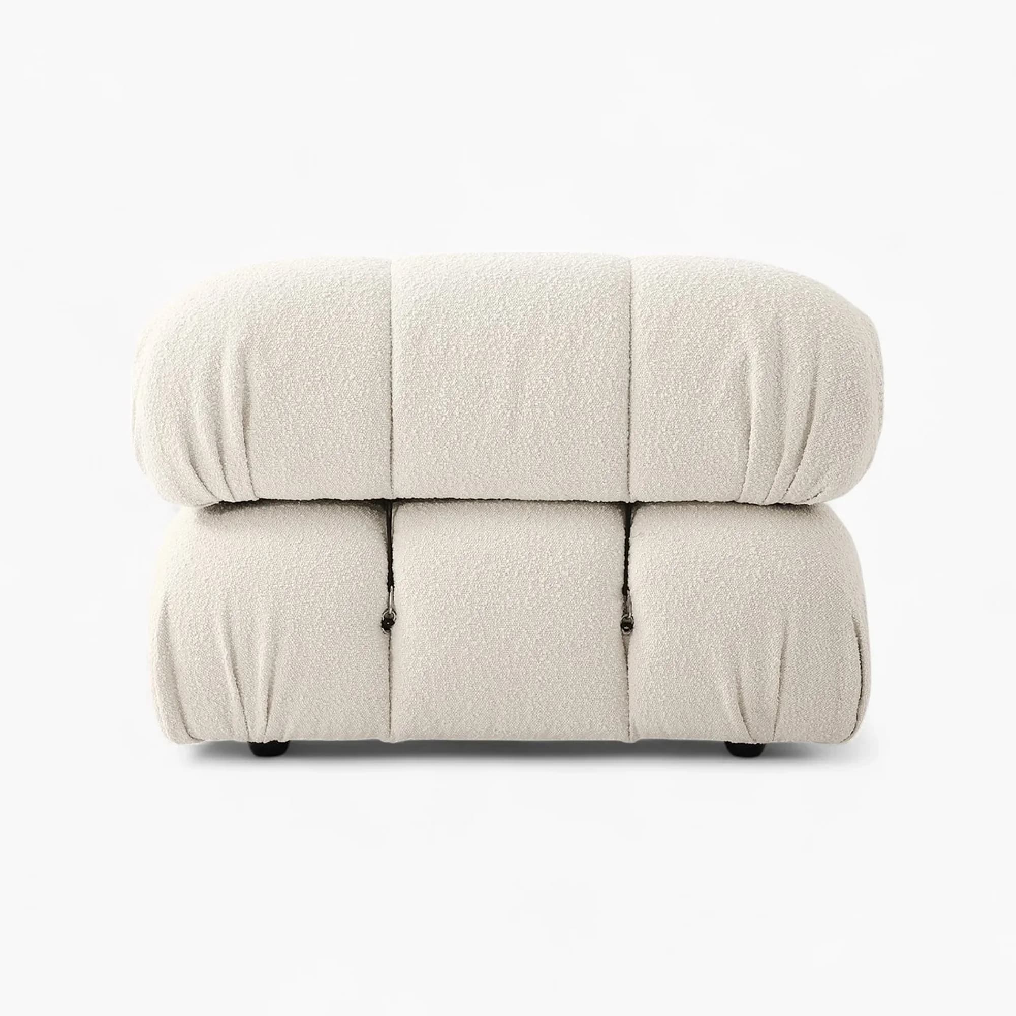 Camaleonda Module Armrest Boucle White 5 - Camaleonda
