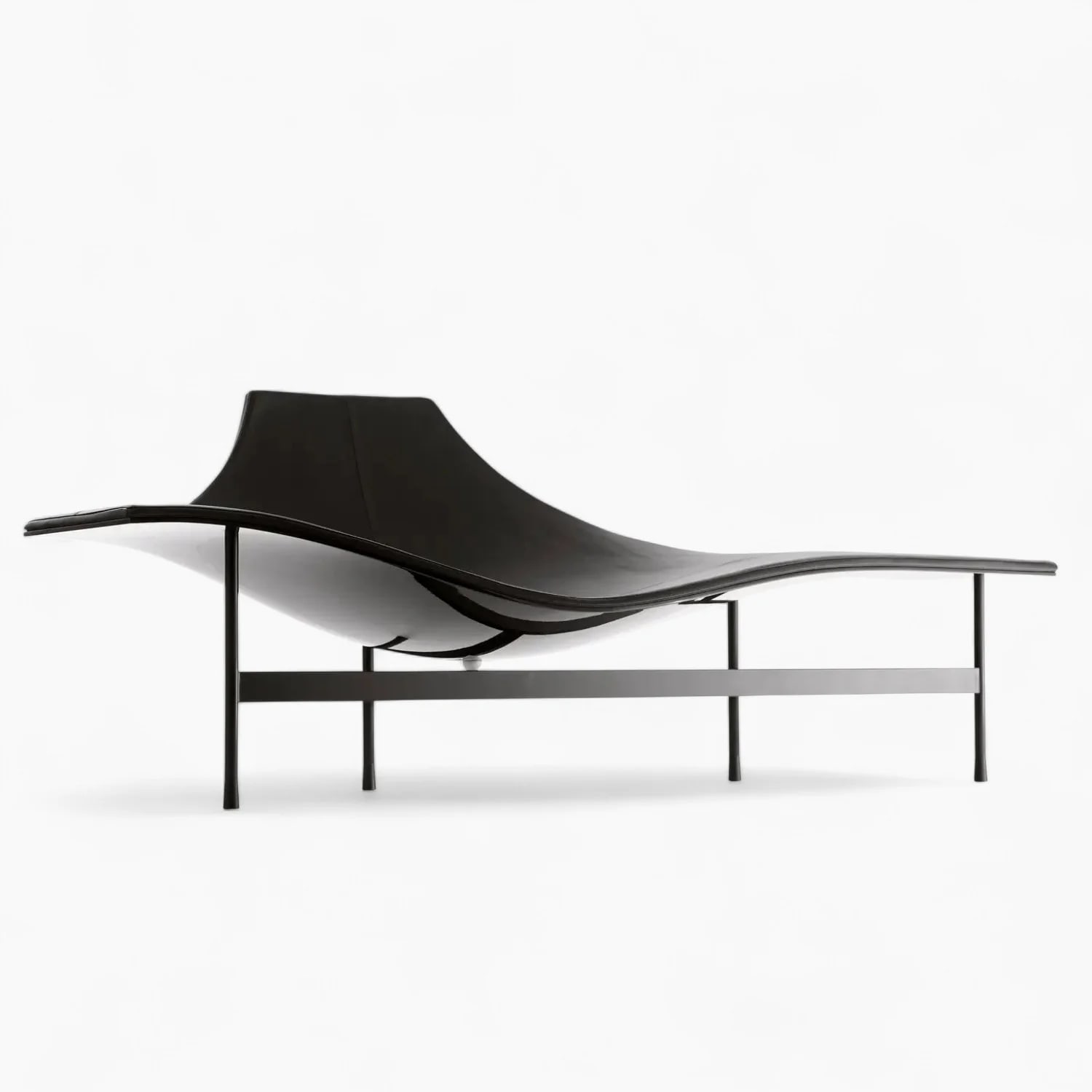 Terminal 1 Armchair Black Leather 5 - Terminal 1 Armchair