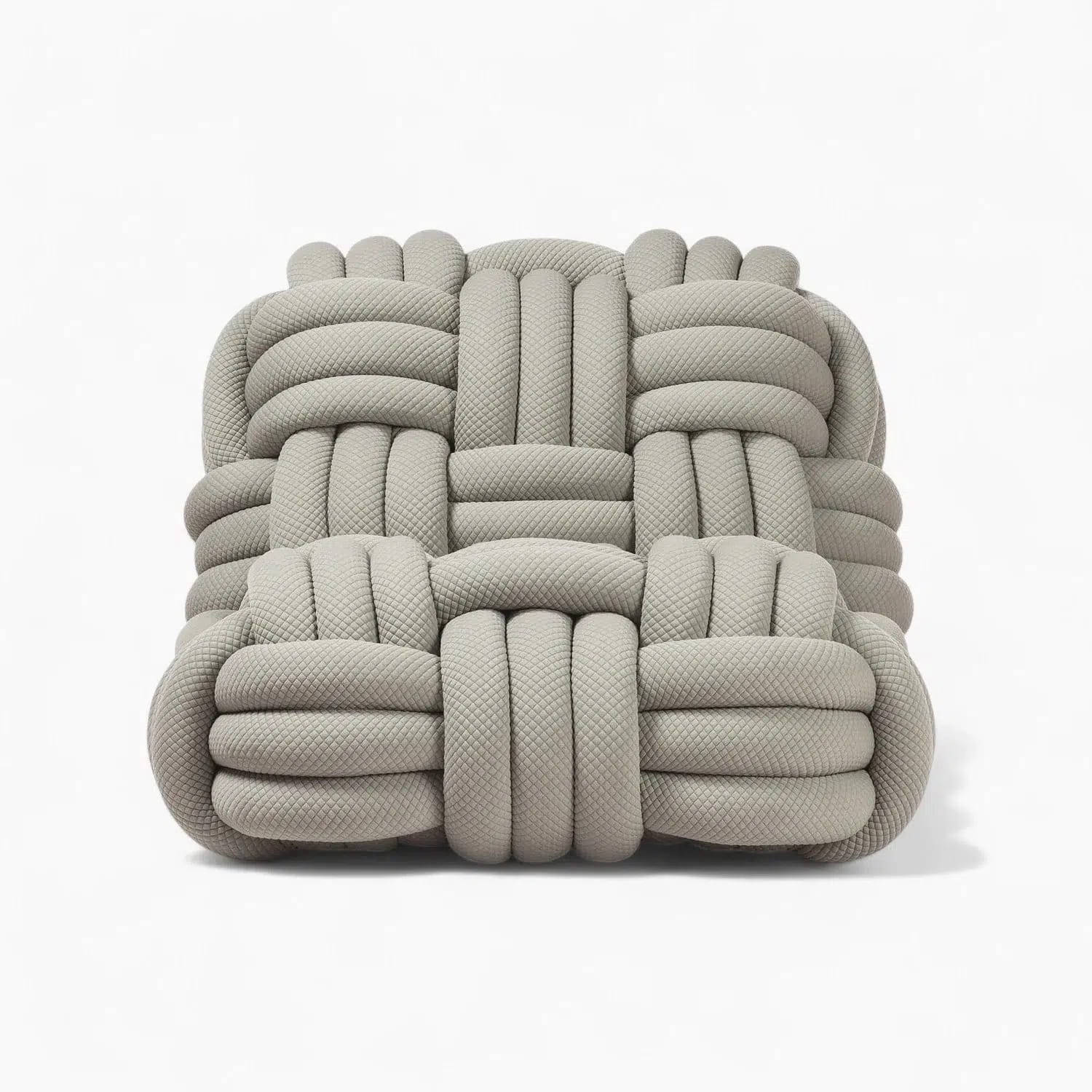 Knitty Lounge Chair Gray 2 - Knitty Lounge Chair