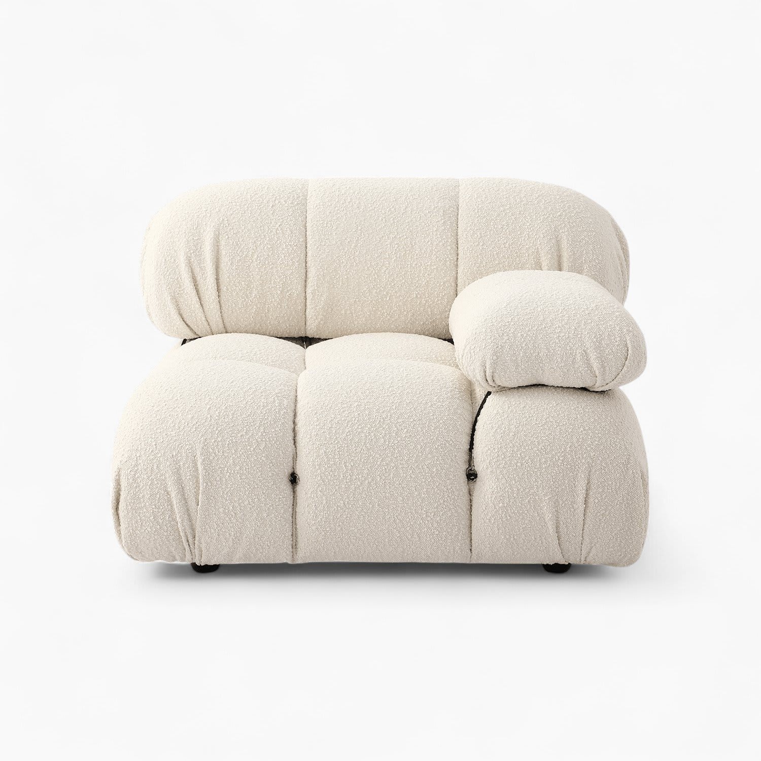 Camaleonda Module Armrest Boucle White 4 | Sohnne® Camaleonda Module Armrest Boucle White 4 - Camaleonda