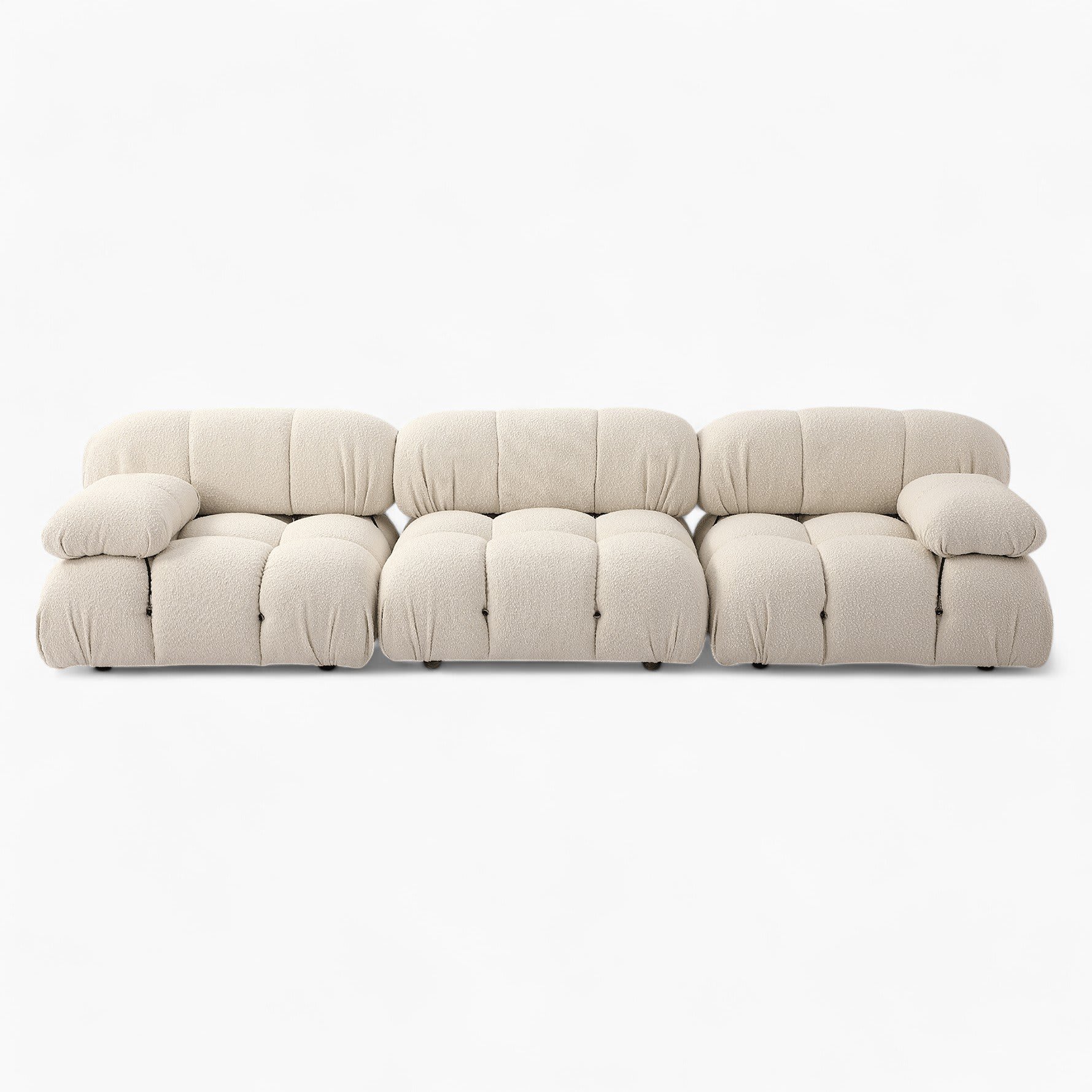 Camaleonda Sofa Modular Boucle White 3 1 - Camaleonda
