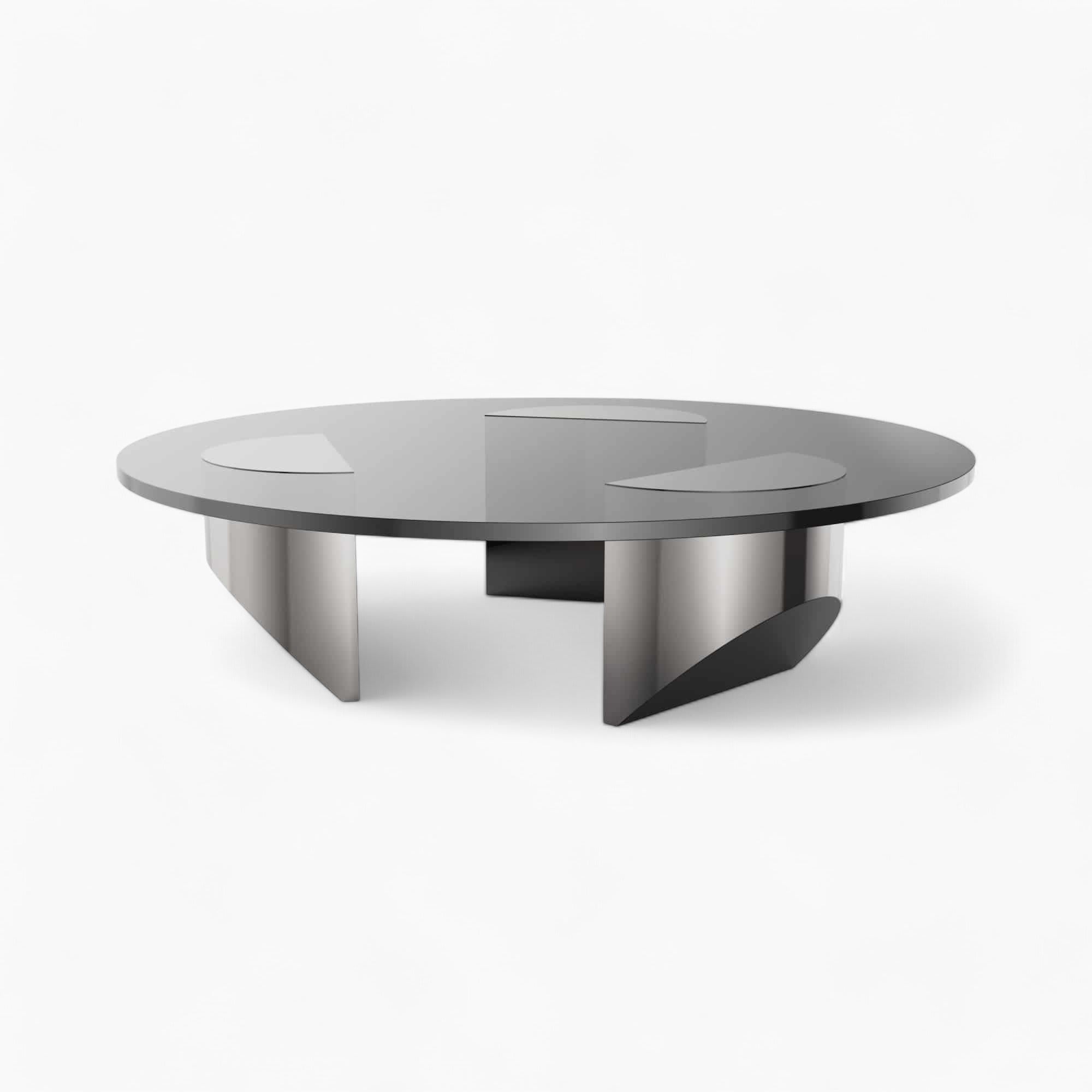 Wedge-Coffee-Table-Replica_Black-Polish-Steel-3 | Sohnne® Wedge Coffee Table Replica Black Polish Steel 3 scaled