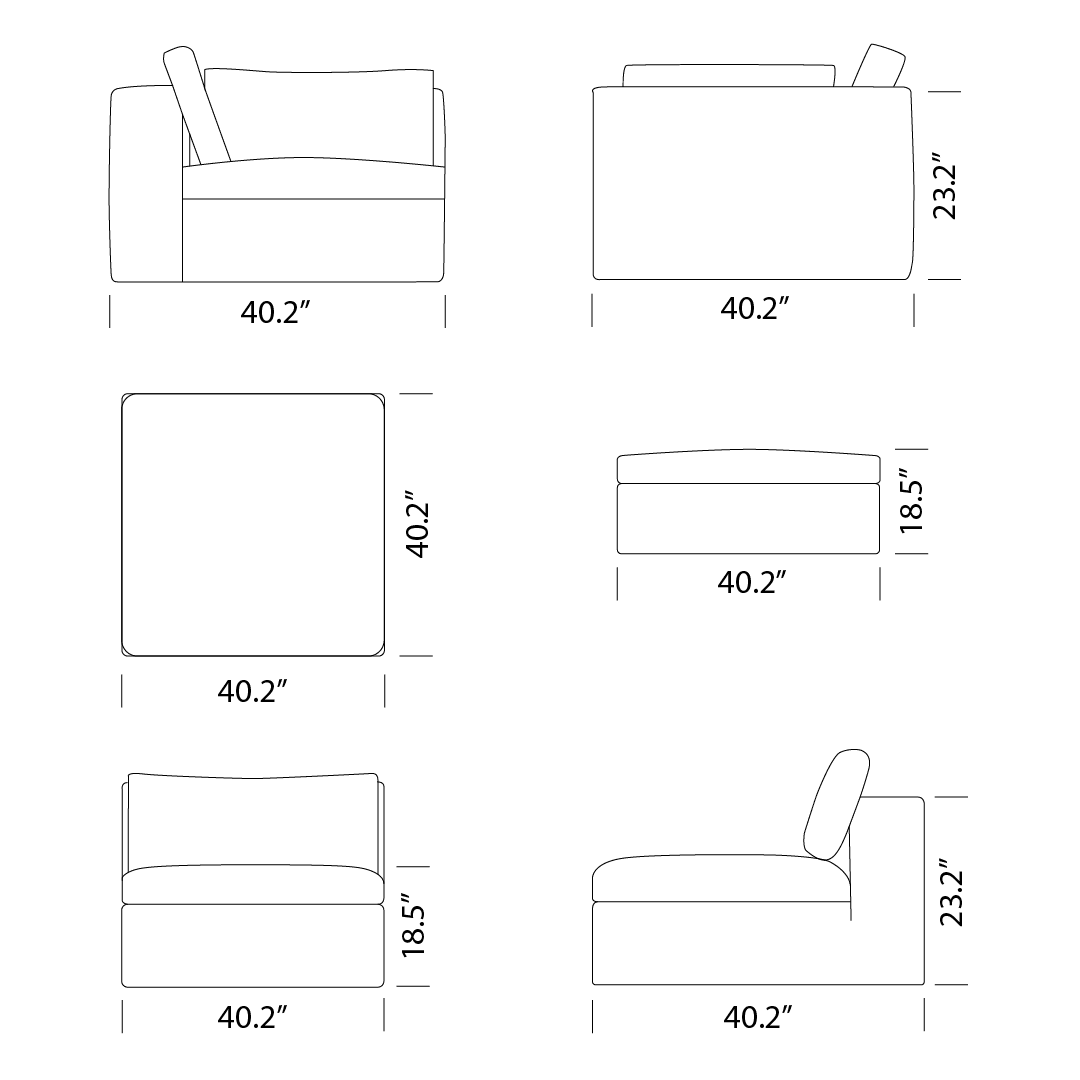 Cloud Couch With Ottoman Replica Dimensions Mobile New - Cloud Couch