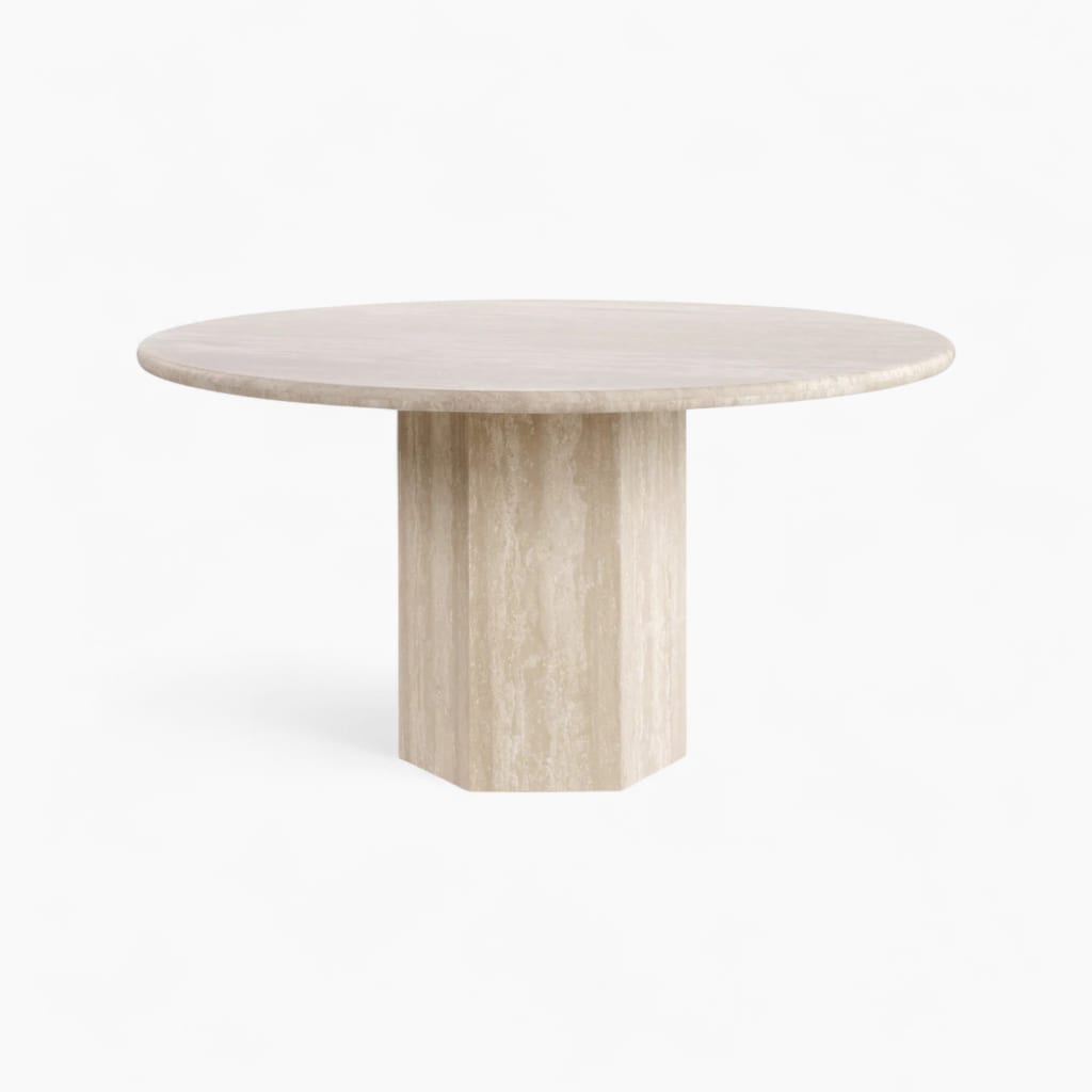 Saga Round Travertine 2 Saga Round Travertine 2