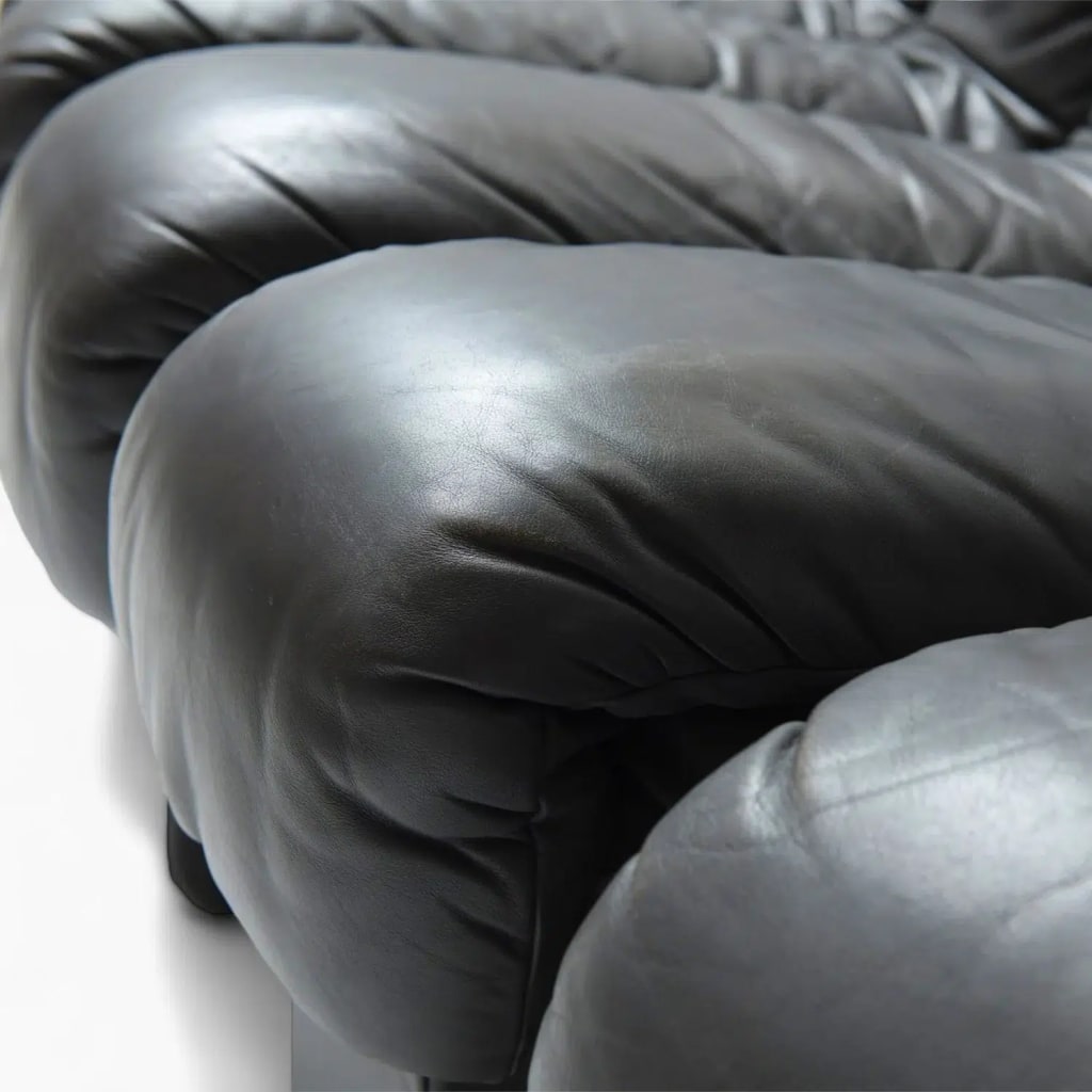 DS 600 Modular Sofa Black Vegan Leather 12 DS 600 Modular Sofa Black Vegan Leather 12 - DS 600