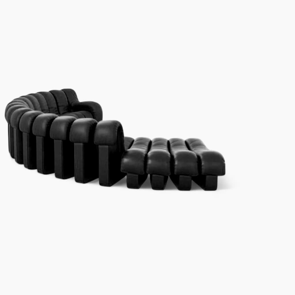 DS 600 Modular Sofa Black Vegan Leather 8 DS 600 Modular Sofa Black Vegan Leather 8 - DS 600