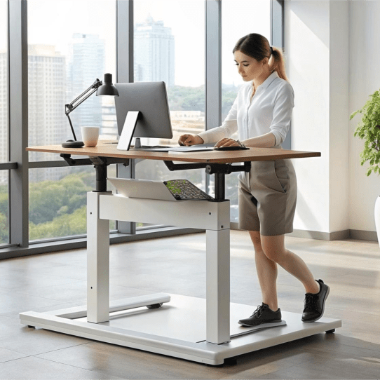 standing ergonomic desk | Sohnne® standing ergonomic desk - ergonomic desk height