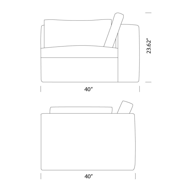 Cloud Couch Armrest Replica Dimensions Mobile | Sohnne® Cloud Couch Armrest Replica Dimensions Mobile - Cloud Couch Armrest