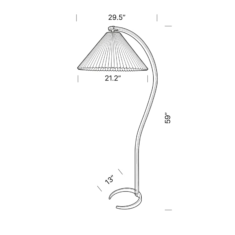Dimensions Danish Vintage Mobile | Sohnne® Dimensions Danish Vintage Mobile - Danish Vintage,  floor lamp