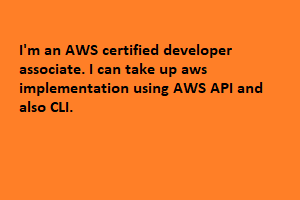 Portfolio for AMAZON AWS SERVICES