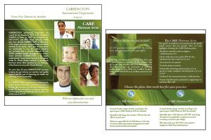 Portfolio for Brochures