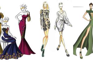 Portfolio for Watercolor Fashion Illustrator