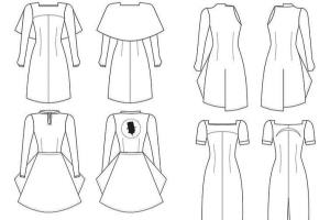 Portfolio for Fashion Technical Flat Vector Drawings