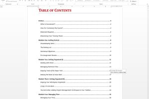 Portfolio for Microsoft Word formatting