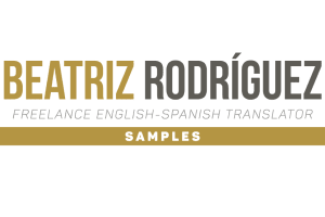 Portfolio for English-Spanish Translations