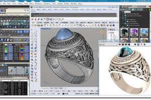 Portfolio for 3D jewelry design, 3D jewelry Rendering