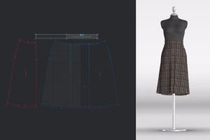 Portfolio for Apparel design, CAD Pattern makering