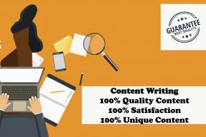 Portfolio for Creative content writing services