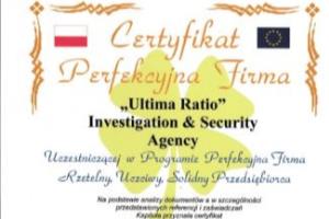 Portfolio for PRIVATE INVESTIGATOR AGENCY ULTIMA RATIO