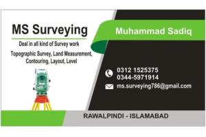 Portfolio for Land surveyor
